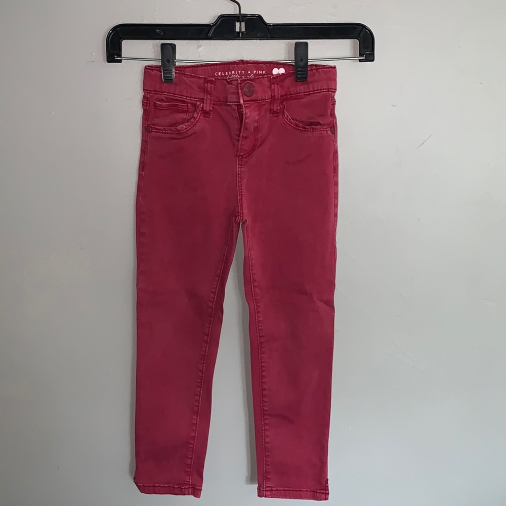 Celebrity Pink little girls burgundy jeans